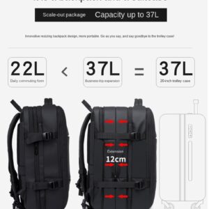 Travel Laptop Backpack, USB Charging Interface Travel Laptop Backpack, 35L Expandable Oversized Business Backpack, Universal Laptop Travel Backpack for Men and Women largesize grizzly