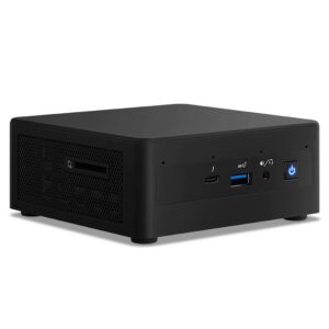 NUC Intel 11 Business Mini PC Desktop, Intel Core i7-1165G7, 32GB DDR4 RAM, 1TB PCIe M.2 SSD, Wi-Fi 6, HDMI, RJ45, MiniDP, Bluetooth, Windows 11 Pro, Black