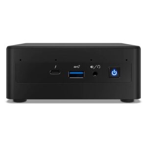 NUC Intel 11 Business Mini PC Desktop, Intel Core i7-1165G7, 32GB DDR4 RAM, 1TB PCIe M.2 SSD, Wi-Fi 6, HDMI, RJ45, MiniDP, Bluetooth, Windows 11 Pro, Black