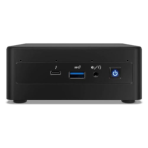 NUC Intel 11 Business Mini PC Desktop, Intel Core i7-1165G7, 64GB DDR4 RAM, 1TB PCIe M.2 SSD, Wi-Fi 6, HDMI, RJ45, MiniDP, Bluetooth, Windows 11 Pro, Black