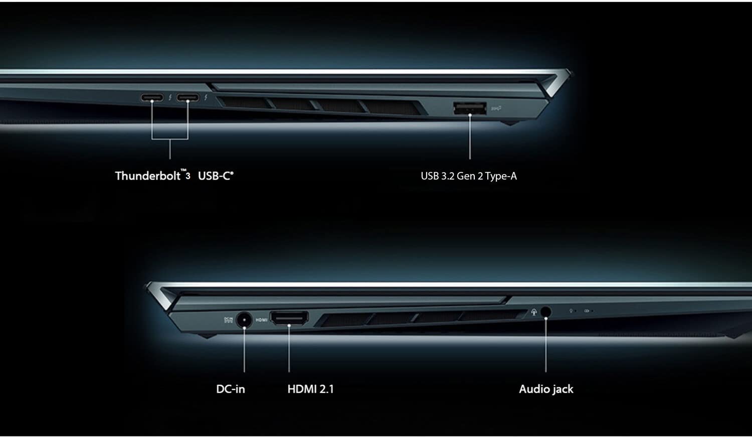 ASUS ZenBook Pro Duo 15 UX582 15.6" 4K OLED Touchscreen (Intel 14-Core i7-12700H, 16GB DDR5 RAM, 1TB SSD, GeForce RTX 3060 6GB) Business Laptop, ScreenPad Plus, Backlit, IST HDMI, Stylus, Win 11 Pro