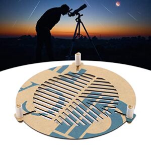 Telescope Focus Mask, Telescope Focusing Bahtinov Mask Acrylic Focus Mask 100 to 140mm Focus Mask Plate Lightweight Acrylic Bahtinov Mask for Astrophotography