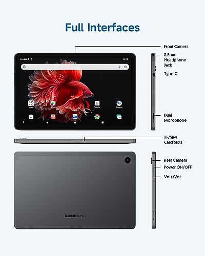 ALLDOCUBE 2K Android Tablet FHD 10.36 Inch Tablet PC 8GB RAM 256GB ROM and 2TB Expand Octa Core Helio G99 Processor Gaming Tablets Bluetooth 5.2 iPlay 50 Pro Max