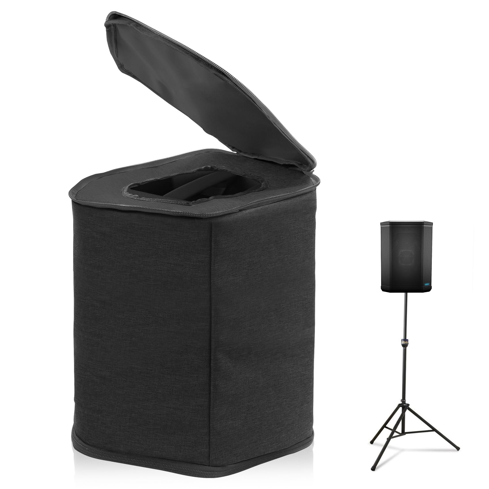 for Bose S1 Pro Cover, Cover for Bose S1 Pro Speaker with Handle Flap, Cover That Protects Your Speakers When Travelling and at Parties, Waterproof and Dustproof, Black