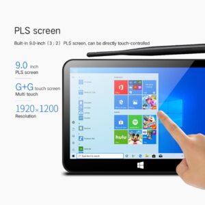 Pipo X11 Mini PC Celeron N4020 9 inch 1920 * 1200 Screen Win10 Tablet PC 3GB Ram 64GB ROM TV Box BT4.0 WiFi RJ45 Mini Desktop (3GB RAM 64GB ROM)