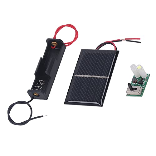 Solar Light Control Panel Kit 1.2V Solar Light Control Board Charging Protection PCB Solar Lawn Lamp Control Board Set with Instruction Manual