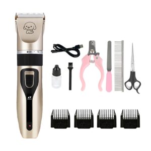 tita-dong heavy duty pet grooming clippers kit, ceramic material, low noise, suitable for small dogs, cats, birds, and more