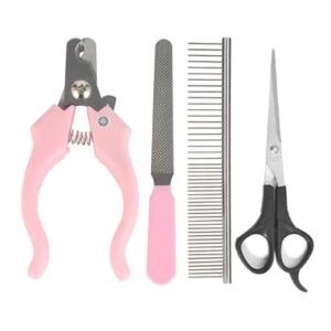 TITA-DONG Heavy Duty Pet Grooming Clippers Kit, Ceramic Material, Low Noise, Suitable for Small Dogs, Cats, Birds, and More