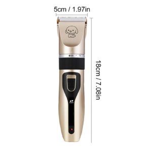 TITA-DONG Heavy Duty Pet Grooming Clippers Kit, Ceramic Material, Low Noise, Suitable for Small Dogs, Cats, Birds, and More