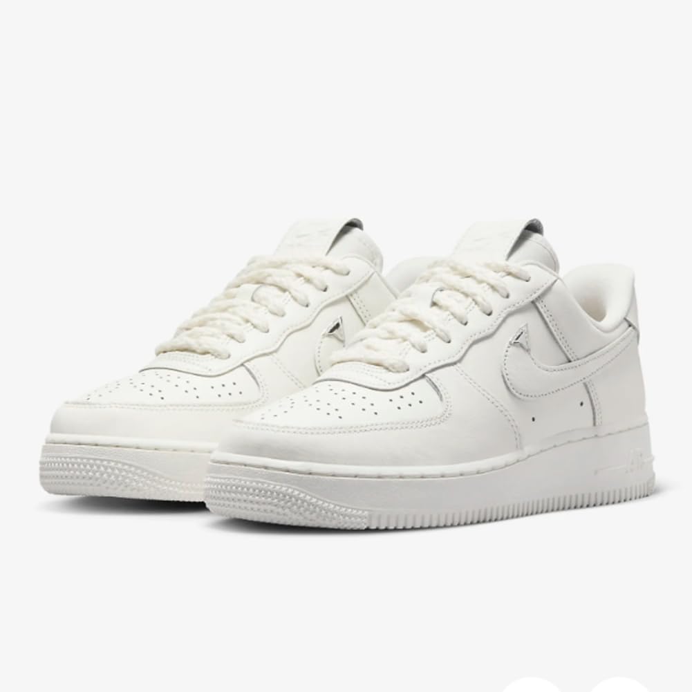 Nike Air Force 1 '07 LV8 Womens Sail/Sail-Metallic Silver Size 10