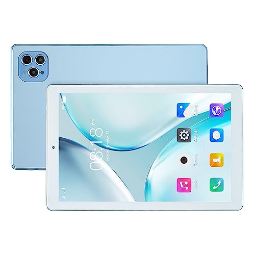 HEEPDD Office Tablet, 4GB RAM 64GB ROM US Plug 100‑240V HD Tablet 10.1 Inch IPS (Blue)