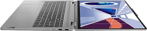 Lenovo Yoga 7 16" WUXGA Touch 2-in-1 Laptop, 360° flip-and-fold Design, AMD Ryzen 5 7535U, 8GB RAM 256GB SSD, AMD Radeon 660M Graphics, Fingerprint, Backlit KB, Win11, Arctic Grey, TECL Bundle