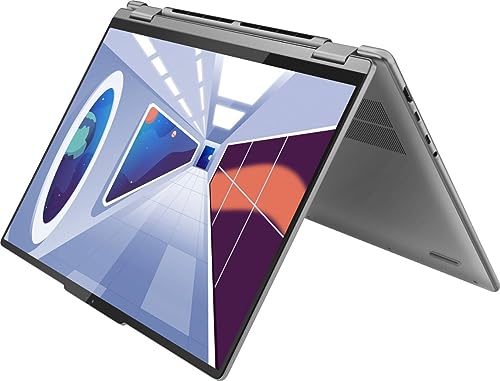 Lenovo Yoga 7 16" WUXGA Touch 2-in-1 Laptop, 360° flip-and-fold Design, AMD Ryzen 5 7535U, 8GB RAM 256GB SSD, AMD Radeon 660M Graphics, Fingerprint, Backlit KB, Win11, Arctic Grey, TECL Bundle