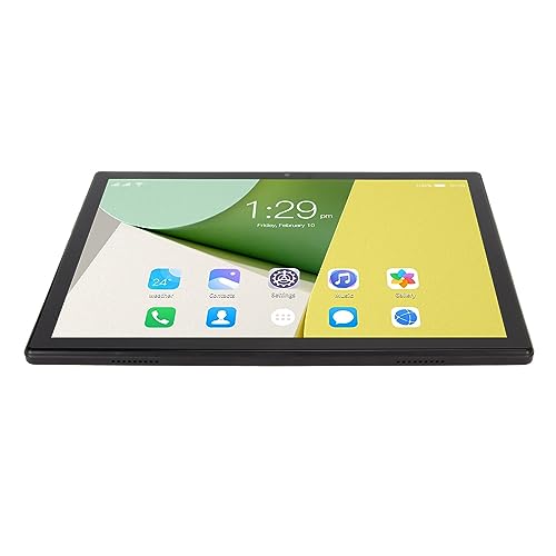 HEEPDD 10.1 Inch Tablet, 8MP Front 16MP Rear Black FHD Tablet 5.0 8GB RAM 256GB ROM 2 in 1 12 (US Plug)