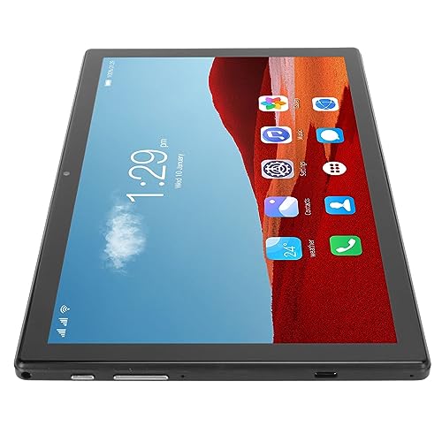 HEEPDD Tablet PC, 10.1 Inch 2 in 1 Tablet Clear Dual Speakers 5G WiFi 8GB RAM 256GB (US Plug)