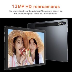 HEEPDD Tablet PC, 10.1 Inch 2 in 1 Tablet Clear Dual Speakers 5G WiFi 8GB RAM 256GB (US Plug)