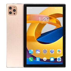 gloglow hd tablet pc, multifunction 6gb ram 64gb rom 10.1 inch tablet for working for learning (gold)