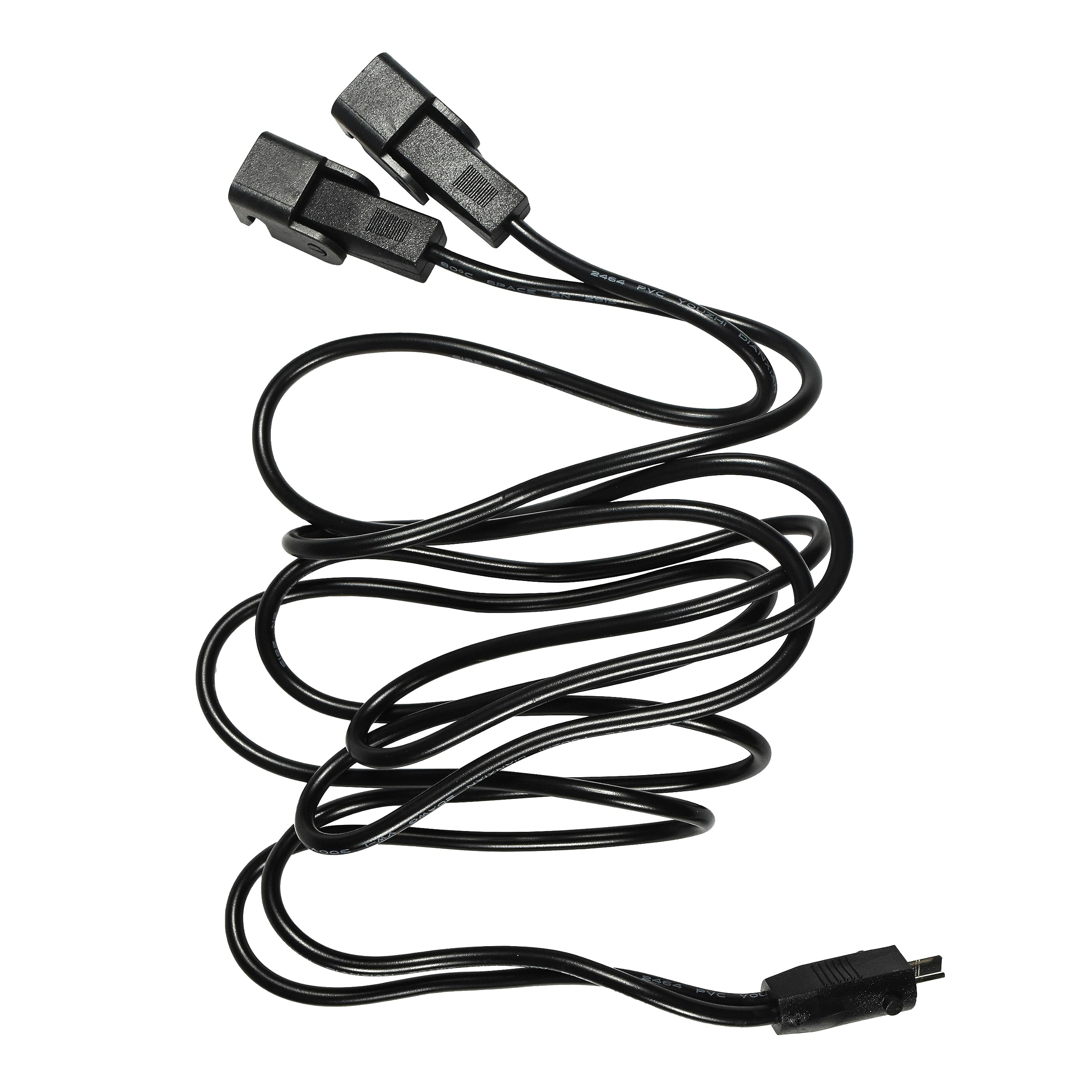 HQRP Universal Power Cord for Recliner Chair, Lift Chair, Recliner Sofa, Recliner Couch 42 Inches 2-Pin Splitter Lead Y-Power Cable Compatible with Most Models Z-Boy, Rockland, Lazyboy, Morris, Ashley