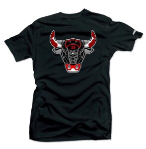 shirt to match jordan 13 wolf grey match sneaker tee - shirt to match jordan 13 wolf grey bull 13 black | small
