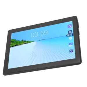 GLOGLOW Office Tablet, US Plug 100‑240V HD Tablet 8 Inch FHD 6GB RAM 128GB ROM for School (Black)