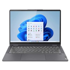 Lenovo IdeaPad Flex 5 2023 2-in-1 Laptop 14" 2.8K OLED Touch 10-Core 12th Intel i7-1255U 16GB DDR4 512GB SSD Iris Xe Graphics Thunderbolt 4 Wi-Fi 6 Backlit Fingerprint Windows 11 Pro w/ONT 32GB USB