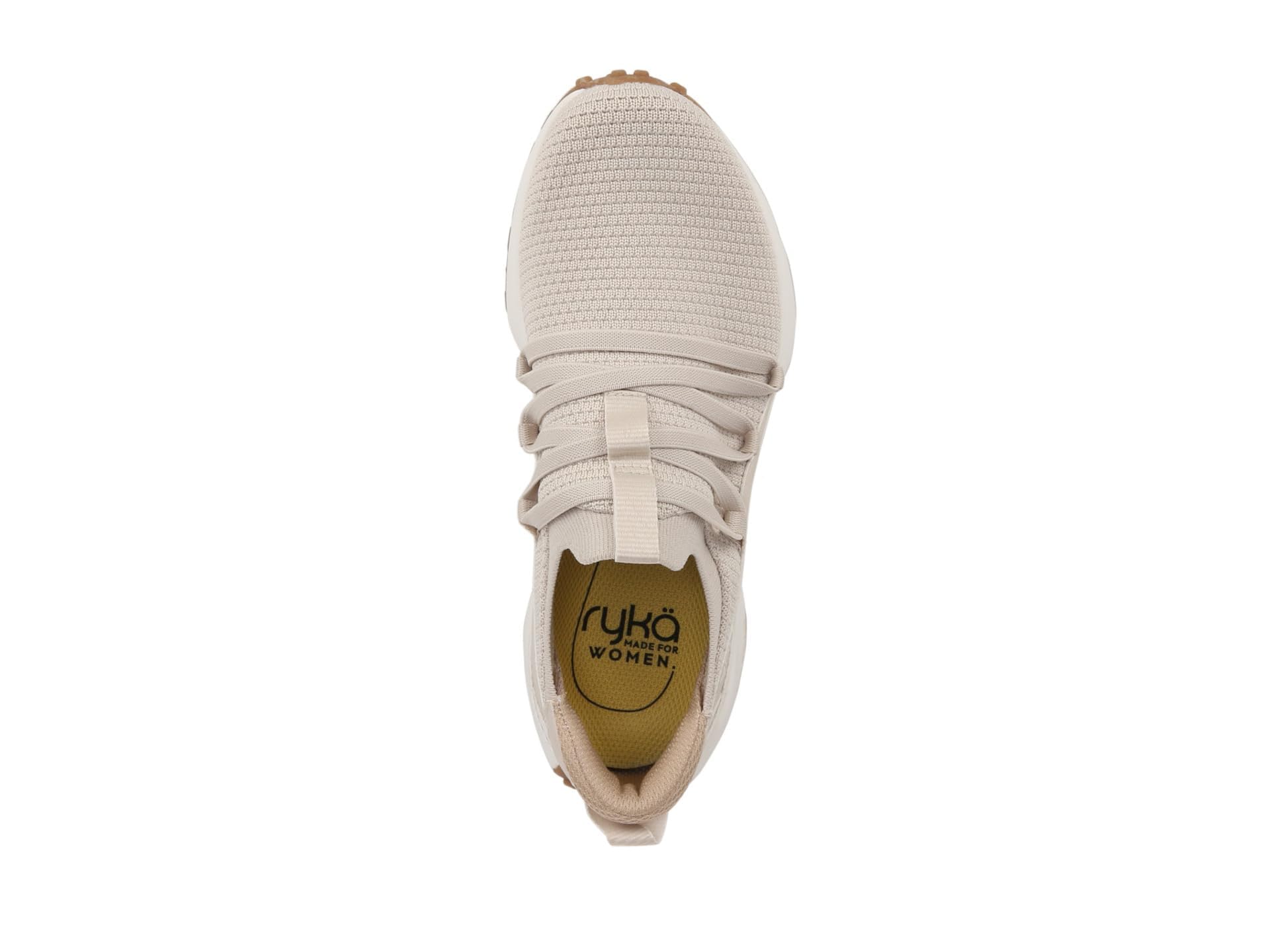 Ryka Womens Jumpstart Lace Slip On Sneaker French Beige 8.5 M