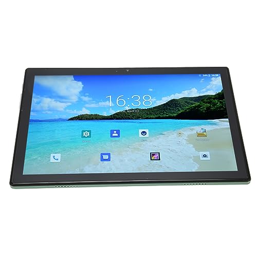 10.1 Inch 2 in 1 Tablet, Tablet Front 5MP Rear 13MP 8GB 256GB 100‑240V Clear Dual Speakers with Keyboard for Android 12 for Entertainment (US Plug)