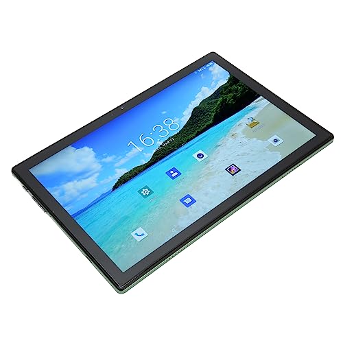 10.1 Inch 2 in 1 Tablet, Tablet Front 5MP Rear 13MP 8GB 256GB 100‑240V Clear Dual Speakers with Keyboard for Android 12 for Entertainment (US Plug)