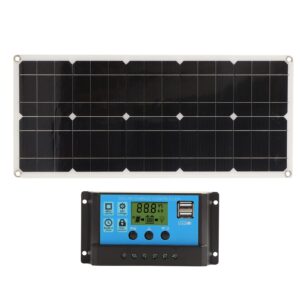 solar panel, energy saving solar battery 12v 24v adaptive high temperature resistant high power over discharge protection ip65 waterproof for boats (10a)