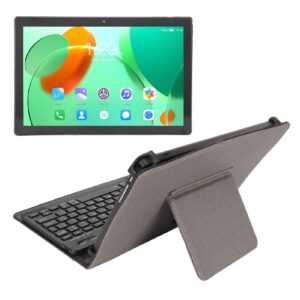 acogedor 2 in 1 tablet with keyboard, 10.1inch android tablet support 4g lte cellular, mt6755 8 core, 8+256gb, 5g wifi, dual sim dual standby tablet pc with case mouse (us plug)
