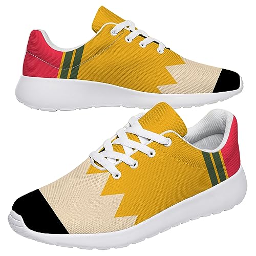 vogiant Pencil Shoes Women Girl Running Walking Tennis Shoes Teacher Pencil Design Sneakers Back to School Gift Idea,Size 8