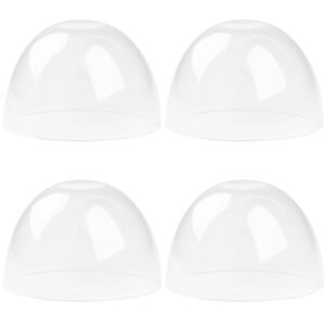 Baby Bottle Replacement Caps for Philips Avent Natural Bottles, Compatible Bottle Lid for Avent Natural Plastic and Glass Bottles, Soft and Safe PP, 4 Count