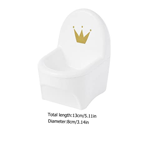 Zerodeko 1Pc Box Toilet soap Box Kitchen soap Holder Bathroom soap Holder Closestool Shape soap Box Soap Storage Box bar soap Dish Plastic Trays Sponge Brush Holder Shower Stand Cute