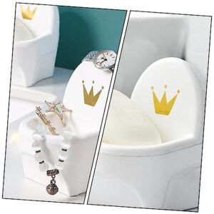 Zerodeko 1Pc Box Toilet soap Box Kitchen soap Holder Bathroom soap Holder Closestool Shape soap Box Soap Storage Box bar soap Dish Plastic Trays Sponge Brush Holder Shower Stand Cute