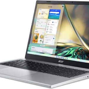 acer Aspire 3 Slim Laptop, 15.6" FHD(1920x1080) IPS Display, AMD Ryzen 3 7320U, 4 Cores Processor, 8GB LPDDR5 RAM, 512GB SSD, Webcam, Wi-Fi 6, Windows 11S, EAT Cloth