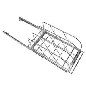 VEVOR Pan and Pot Rack, Expandable Pull Out Under Cabinet Organizer, Cookie Sheet Baking Pans tray Organization, Adjustable Wire Dividers, Steel Lid Holder for Kitchen Cabinet & Pantry Storage, 11.7"W