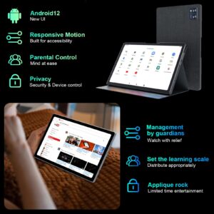 2024 Newest Android 12 Tablet, 10.4 inch Tablet, 16GB+128GB Tablet with 1TB Expand, Octa Core Processor Android Tablets, 2000 * 1200 FHD, 2.4G/5G WiFi 6, 7000mAh, BT 5.0, 5MP+13MP Dual Camera,Games