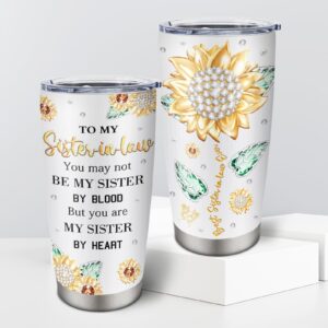 gwalod sister in law gifts tumbler 20oz 1pc, best birthday gifts for sister-in-law, funny sister in law birthday gifts ideas, future sister in law wedding gift, sister-in-law gifts for women