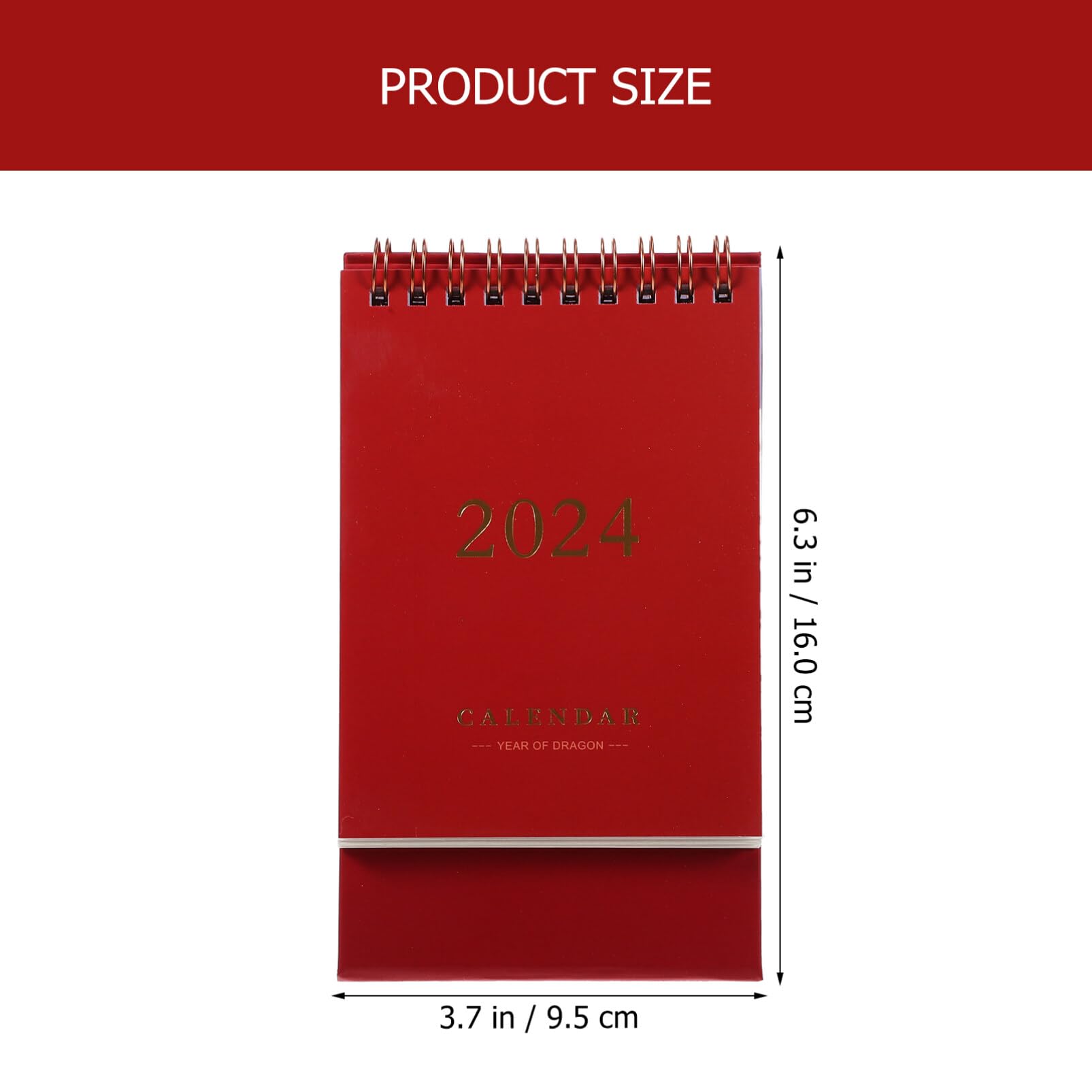 COHEALI Flip Desk Calendars Pocket Notepad 2023 2024 Calendar Small Desk Calendar 2023-2024 Standing Desk Calendar 2023 2024 Desk Calendar Mini Calendar 2024 Table Mat Paper Spiral Office