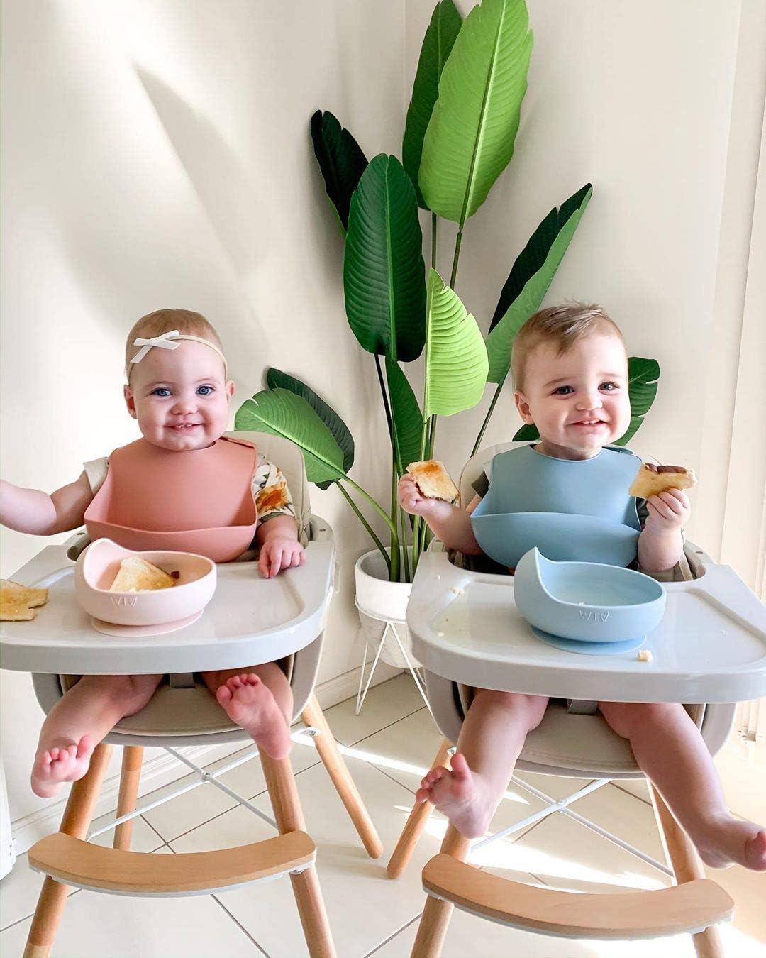 3-in-1 Convertible Wooden High Chair,Baby High Chair with Adjustable Legs & Dishwasher Safe Tray, Made of Sleek Hardwood & Premium Leatherette, Cream Color