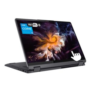 lenovo ideapad flex 5 2-in-1 laptop, 14" wuxga (1920x1200) touch, intel i5-1235u processor, backlit keyboard, thunderbolt 4, fingerprint reader, windows 11 w/wowpc bundle (16gb ram | 1tb pcie ssd)