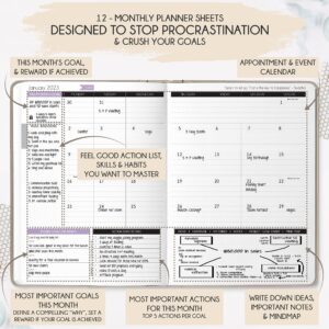 Law of Attraction Planner 2024-2024 Planner Weekly and Monthly, Hourly Planner, Daily Planner, Daily Gratitude Journal, Positive Habit Maker, Vision Board, Planner Stickers & Gift Box