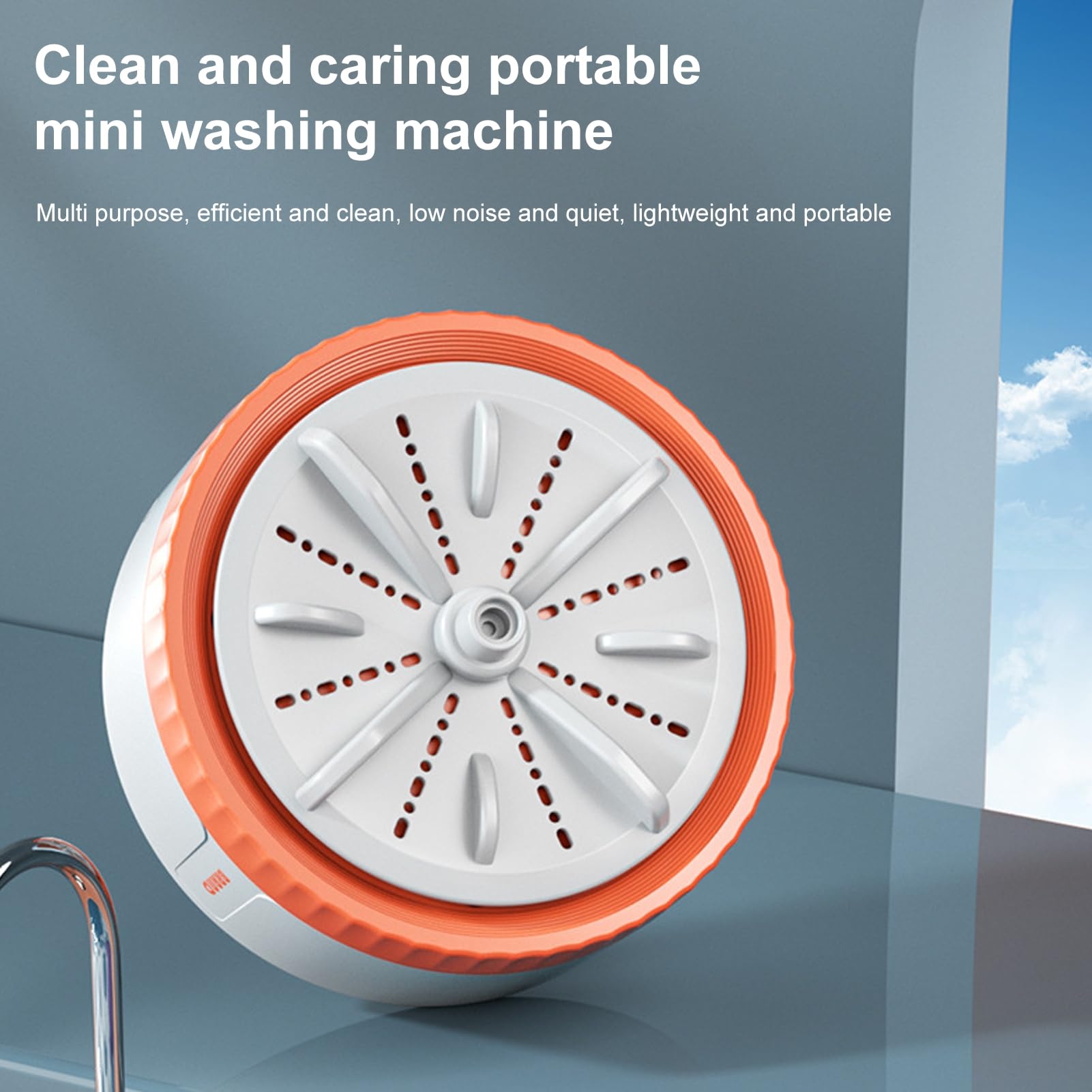 Portable Washing Machine Mini Washing Machine Portable Washer Mini Washer Travel Washing Machine USB Powered 3 Timing Modes Underwear Socks Cleaning Mini Portable Washer for Travel Business Trip Oran