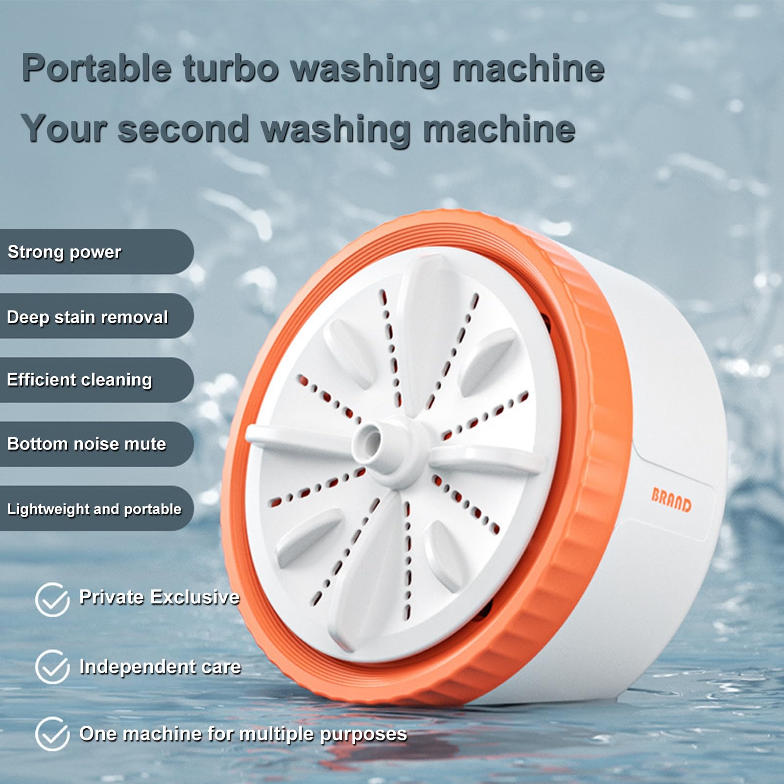 Portable Washing Machine Mini Washing Machine Portable Washer Mini Washer Travel Washing Machine USB Powered 3 Timing Modes Underwear Socks Cleaning Mini Portable Washer for Travel Business Trip Oran