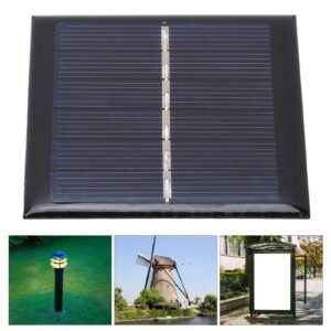 Solar Panel Charger, Lightweight Solar Panel Easy to Install for Small Household Lighting System, Mini USB Solar Panel Monocrystalline Module DIY Solar Panel Kit