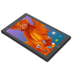 8 Inch Tablet, 100-240V Support Calling Calling Tablet Anti Blue Light 4GB RAM 64GB ROM Expandable Up to 128GB Black for Android 10.0 (US Plug)