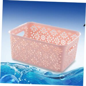 NOLITOY Box Wicker Storage Basket Closet Storage Bins Desktop Storage Basket Laundry Hamper Organization Baskets Drawer Organizer Drawers for Clothes Stackable Drawers Container Hollow