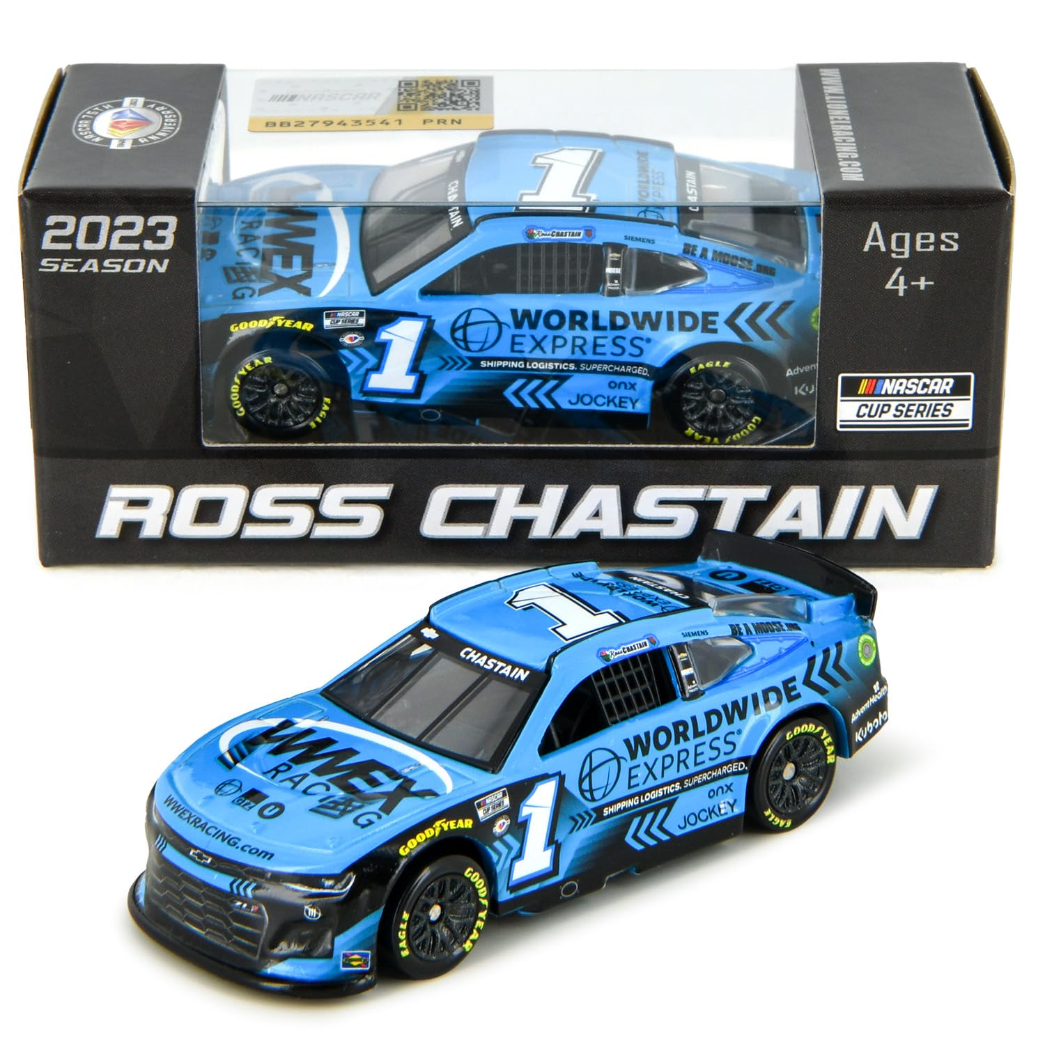 Lionel Racing Ross Chastain 2023 Worldwide Express WWEX Diecast Car 1: ...