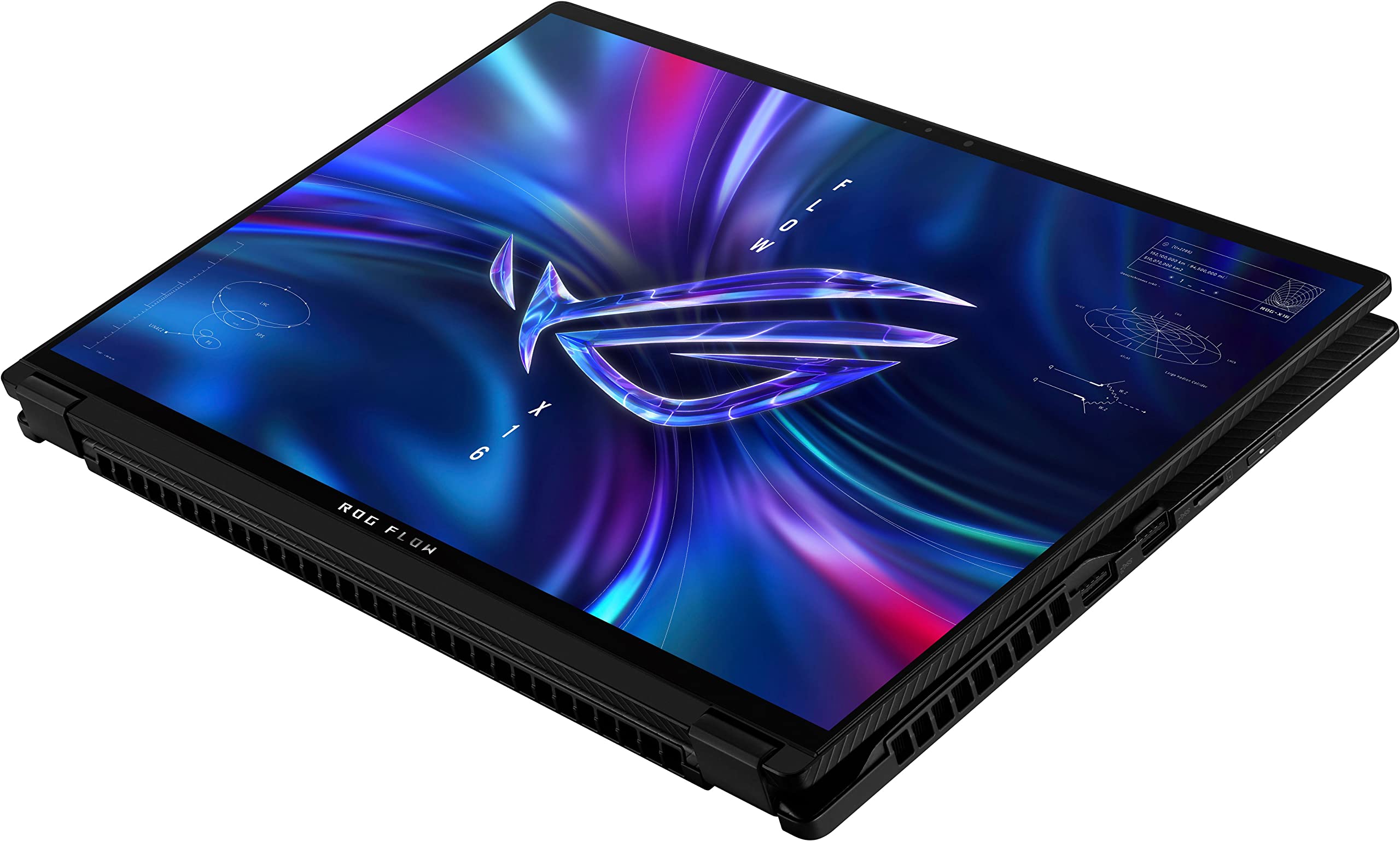 ASUS 2023 ROG Flow X16 Gaming Laptop, 16" WQXGA 165Hz Touchscreen 2-in-1 Design, AMD Ryzen 9 6900HS, NVIDIA GeForce RTX 3060, 64GB DDR5 RAM, 2TB SSD, WiFi 6E, Backlit Keyboard, Windows 11 Home