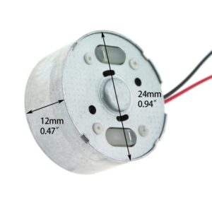 MTQY 4pcs RF300 Mini Electric Motor 3V 1730RPM for DIY Toys Wind Turbine Generator Generator DC Motor